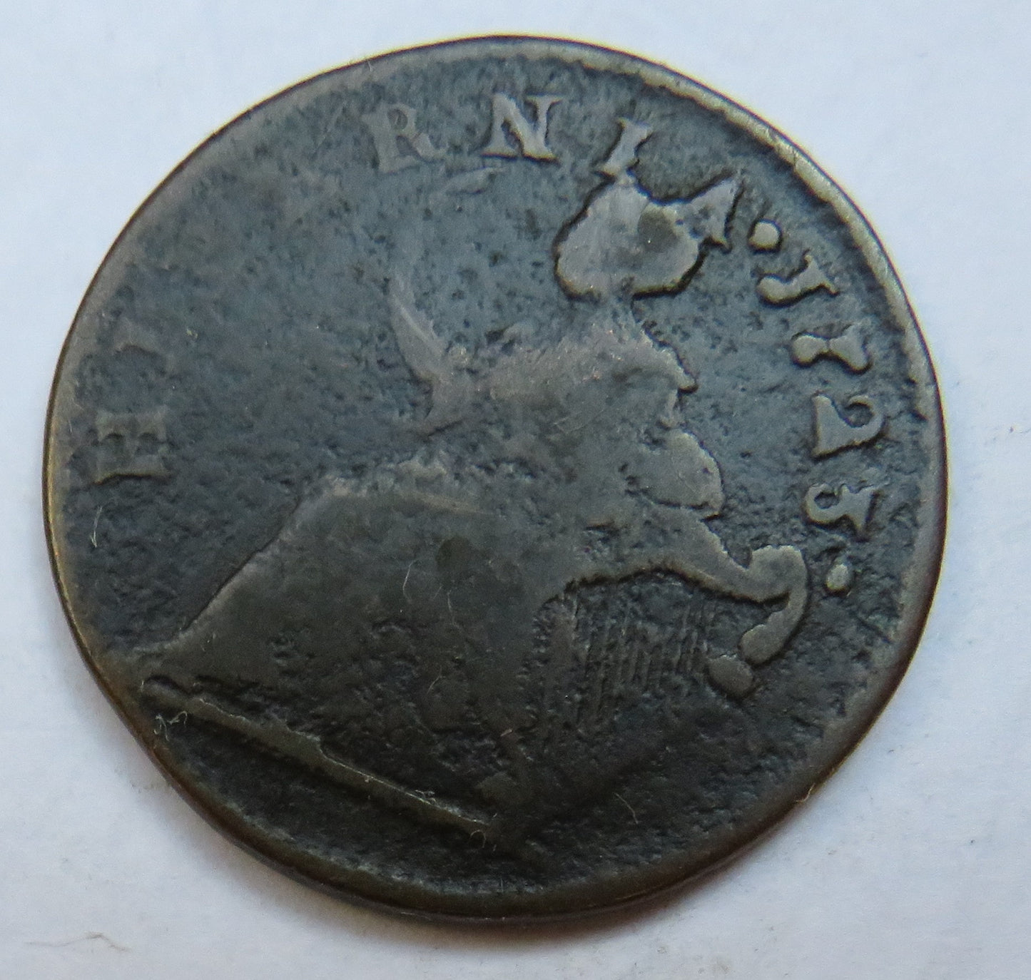 1723 William Woods Halfpenny Coin - Colonial - Ireland / America