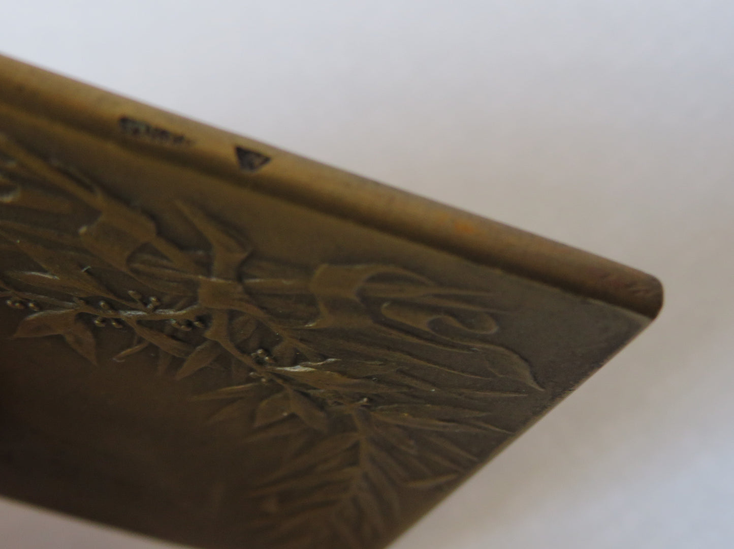 Republique Of Francaise S.E.F Rectangular Bronze French Medal