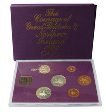 Load image into Gallery viewer, 1980 Coinage Of Great Britain &amp; Northern Ireland Proof Set

