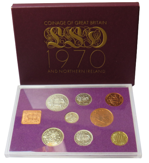 1970 Coinage Of Great Britain & Northern Ireland Proof Set