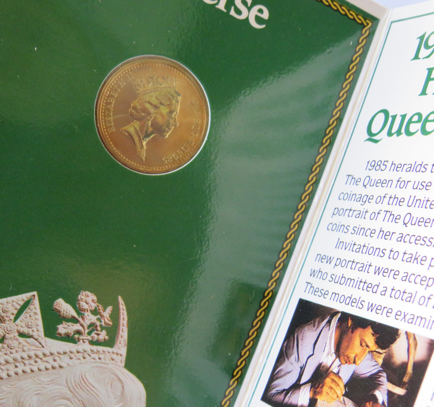 1985 Brilliant Uncirculated Welsh £1 Coin Pack - Royal Mint