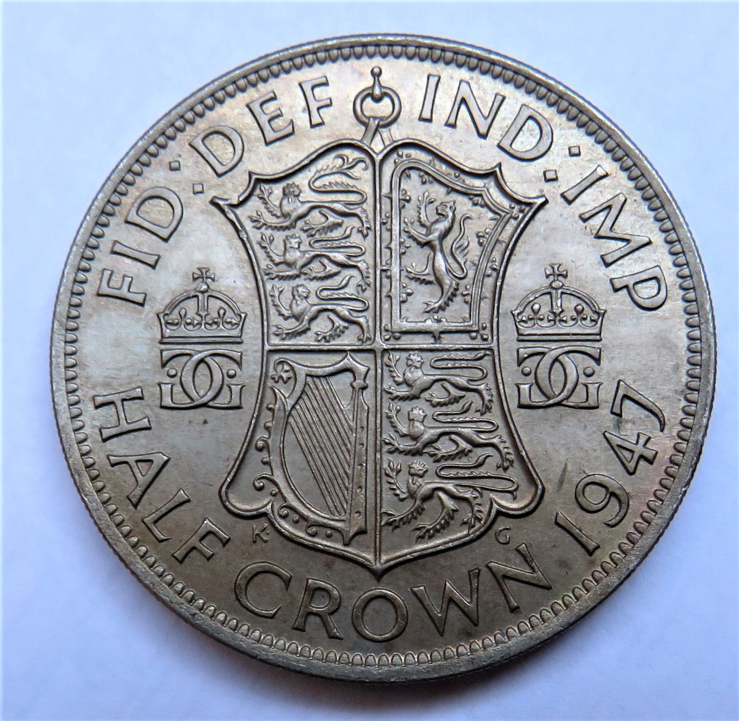 1947 King George VI Halfcrown Coin In High Grade - Great Britain