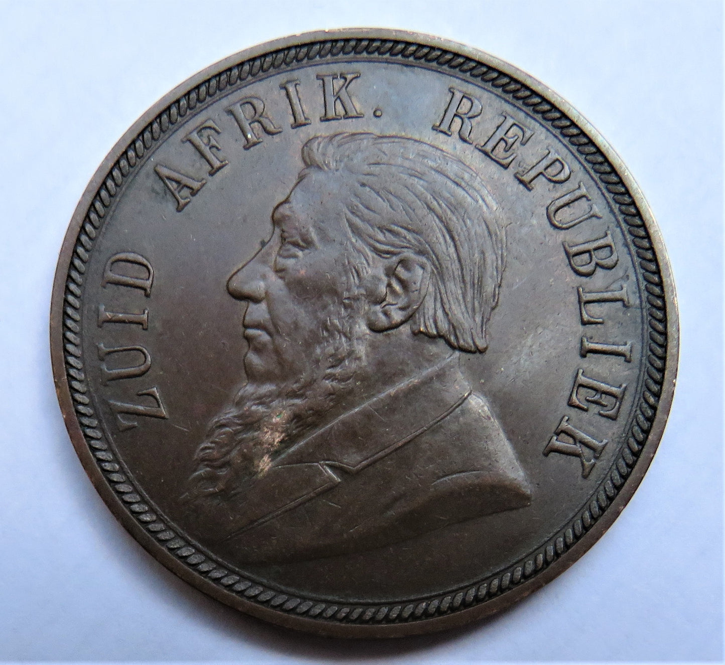 1898 South Africa One Penny Coin