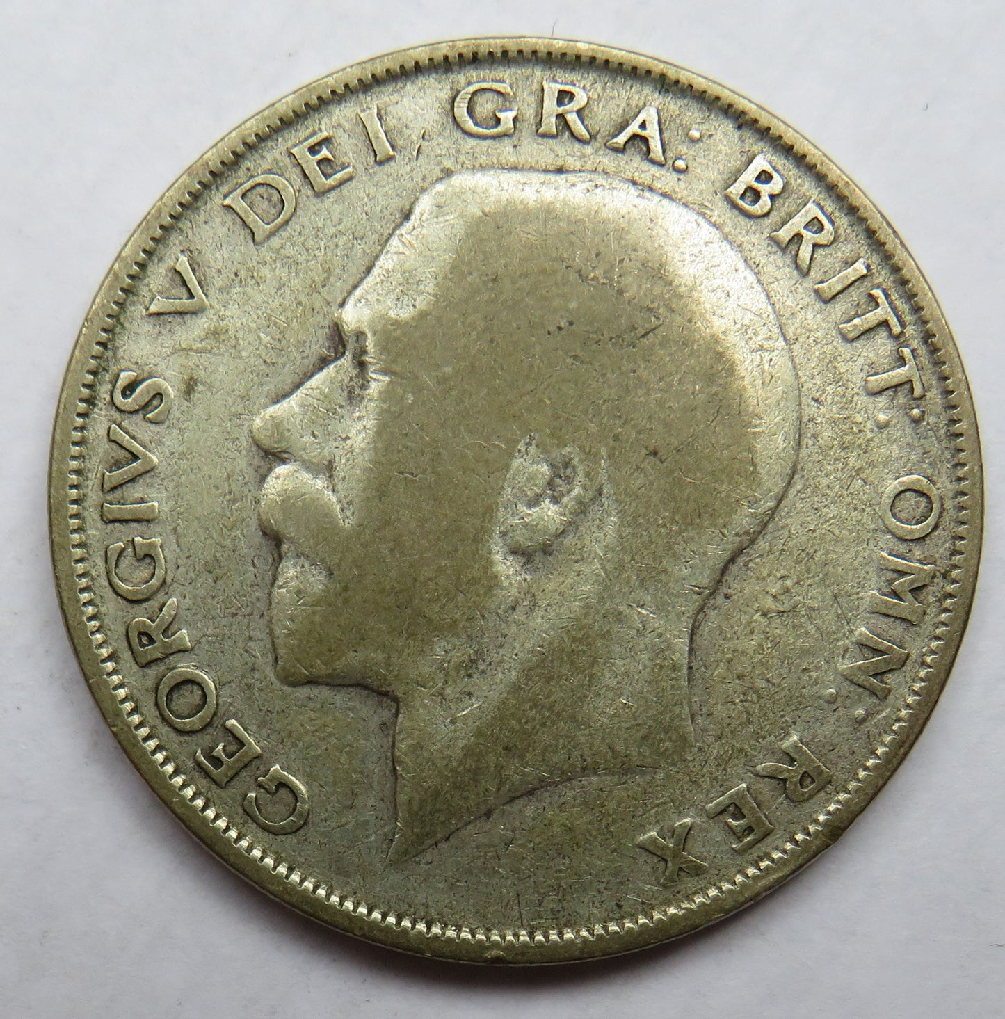 1925 King George V Silver Halfcrown Coin - Great Britain - Scarce Date