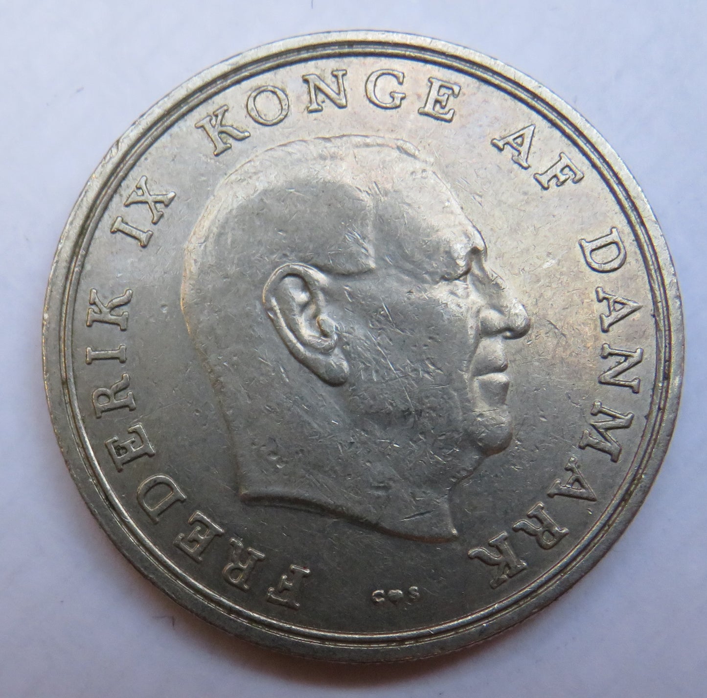 1971 Denmark 5 Kroner Coin