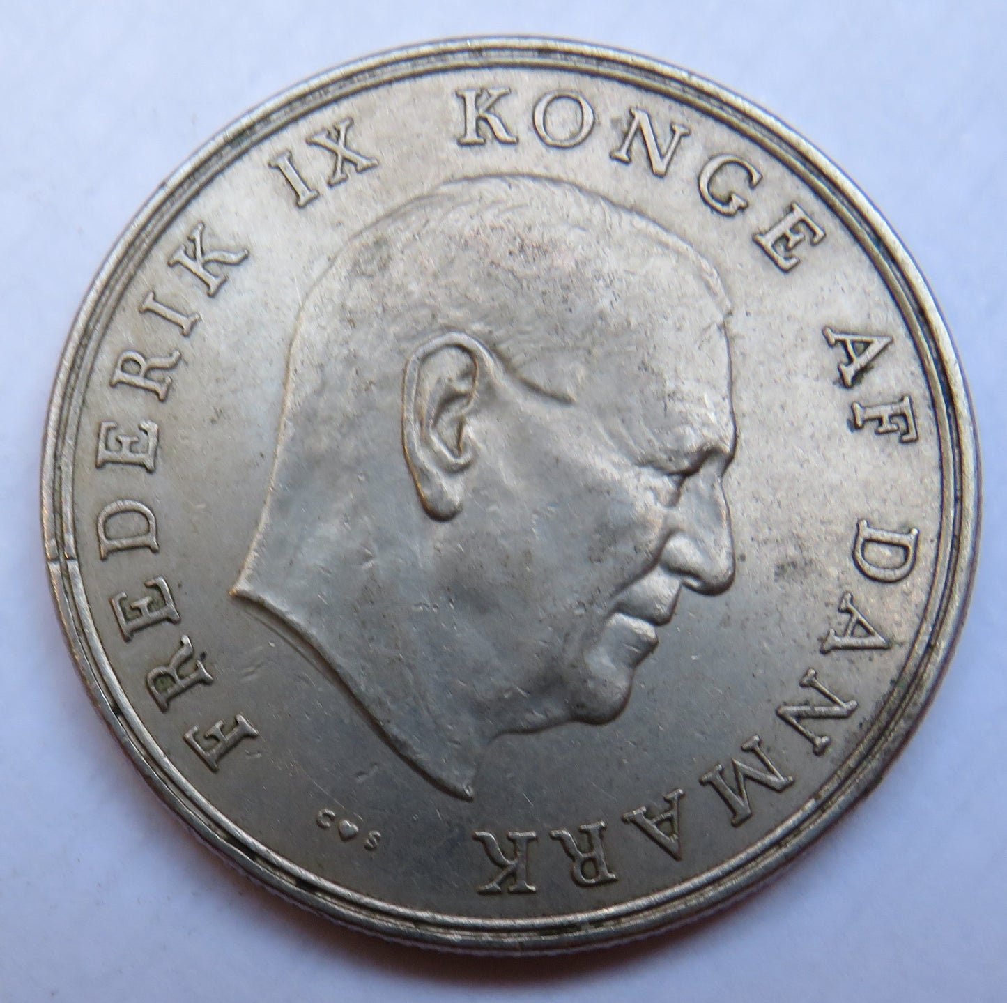 1960 Denmark 5 Kroner Coin
