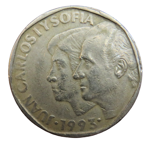 1993 Spain 500 Pesetas Coin