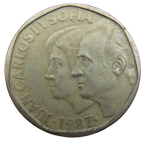 1987 Spain 500 Pesetas Coin