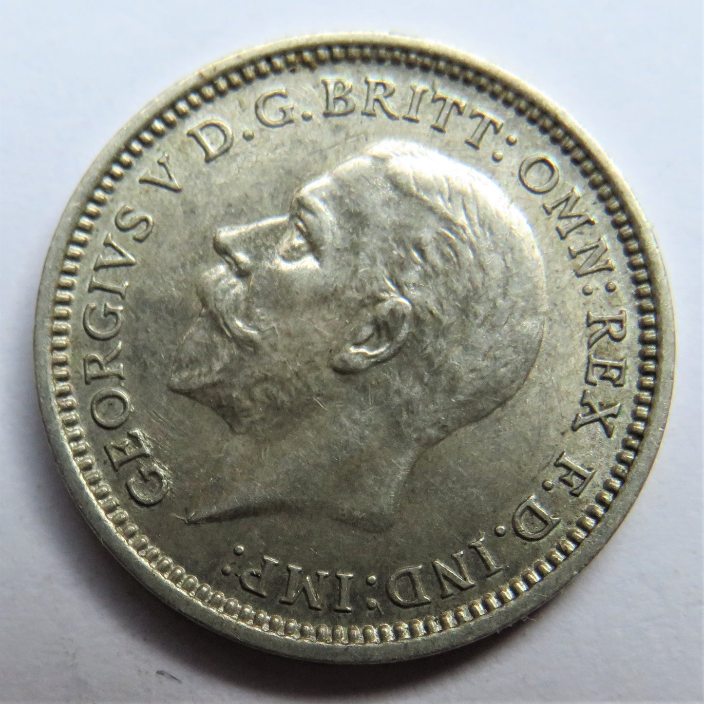 1936 King George V Silver Threepence