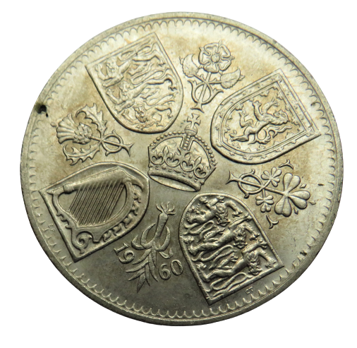 1960 Elizabeth II Crown Coin - British Exhibition in New York