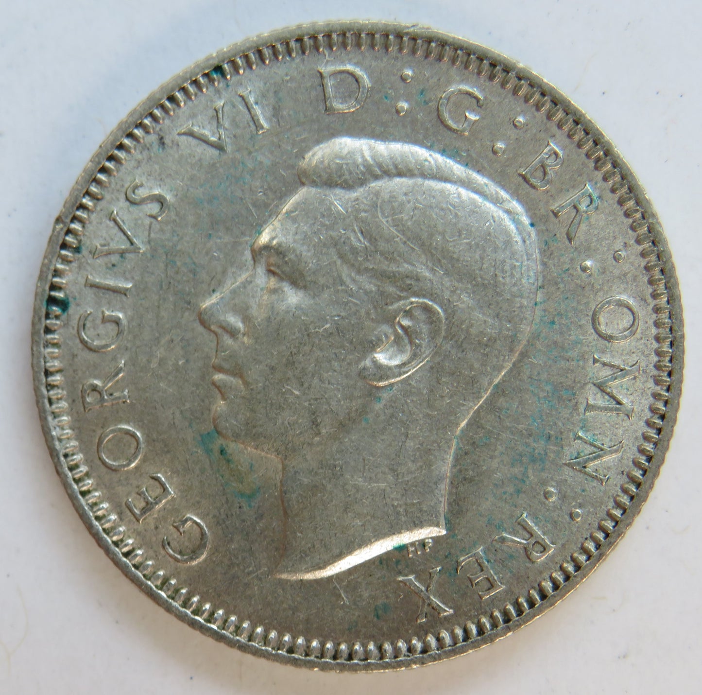 1939 King George VI One Shilling Coin (Scottish Reverse)