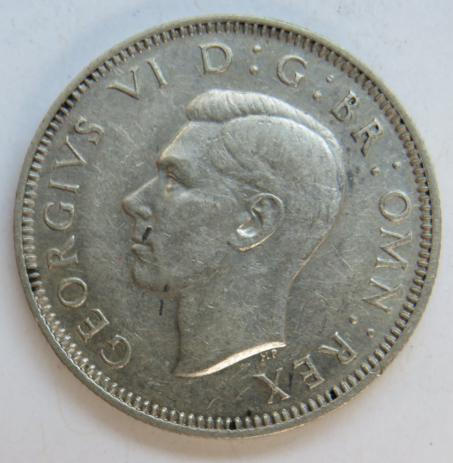 1946 King George VI One Shilling Coin (Scottish Reverse)