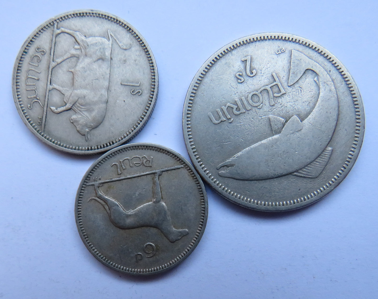 1959 Eire Ireland Set Of 3 Coins (Partial Set)