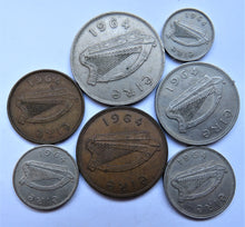 Load image into Gallery viewer, 1964 Eire Ireland Set Of 7 Coins
