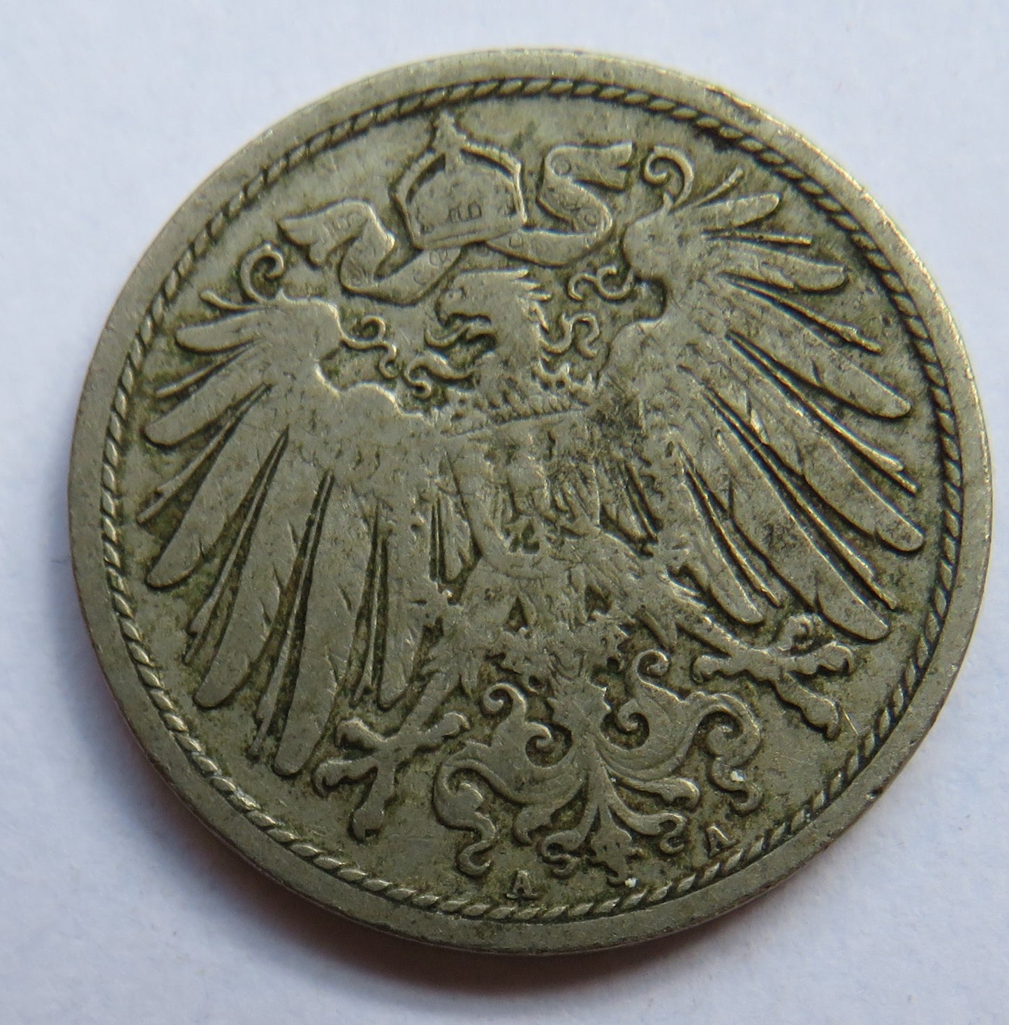 1898-A Germany 10 Pfennig Coin