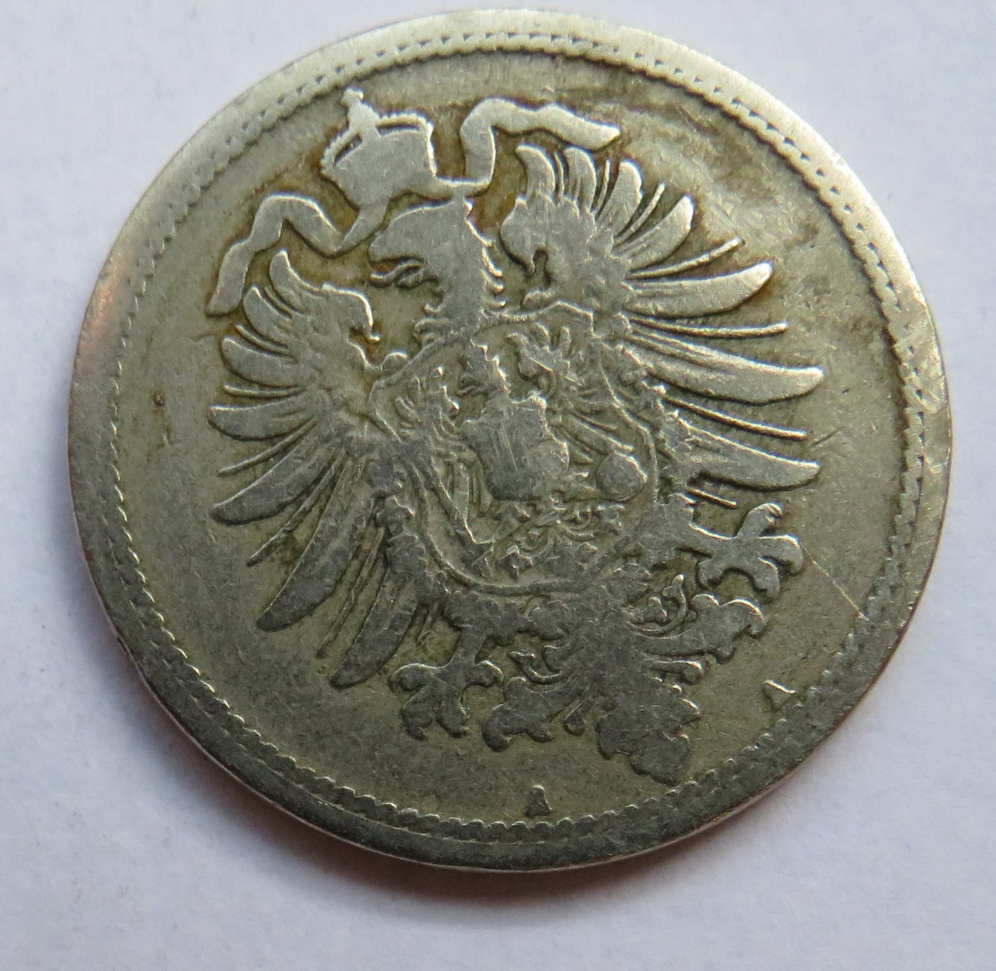 1889-A Germany 10 Pfennig Coin