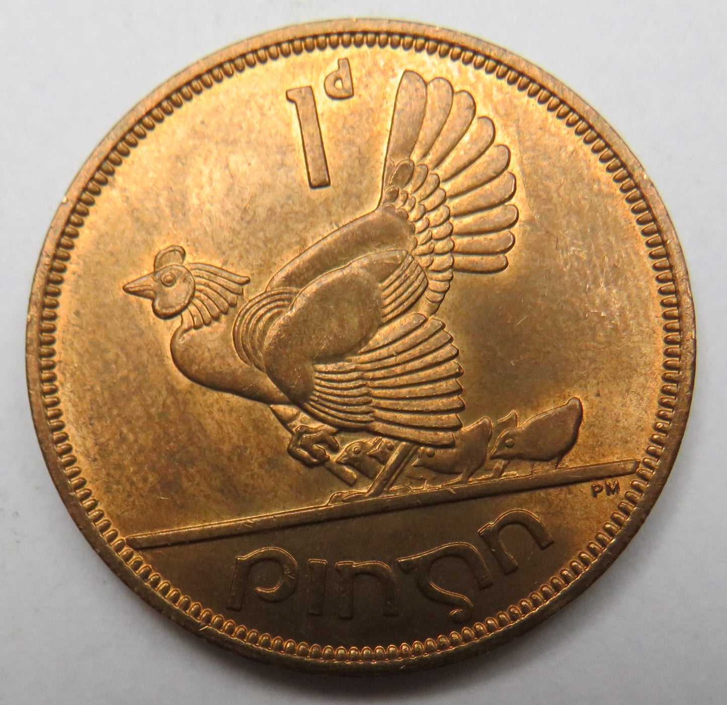 1968 Eire Ireland One Penny Coin
