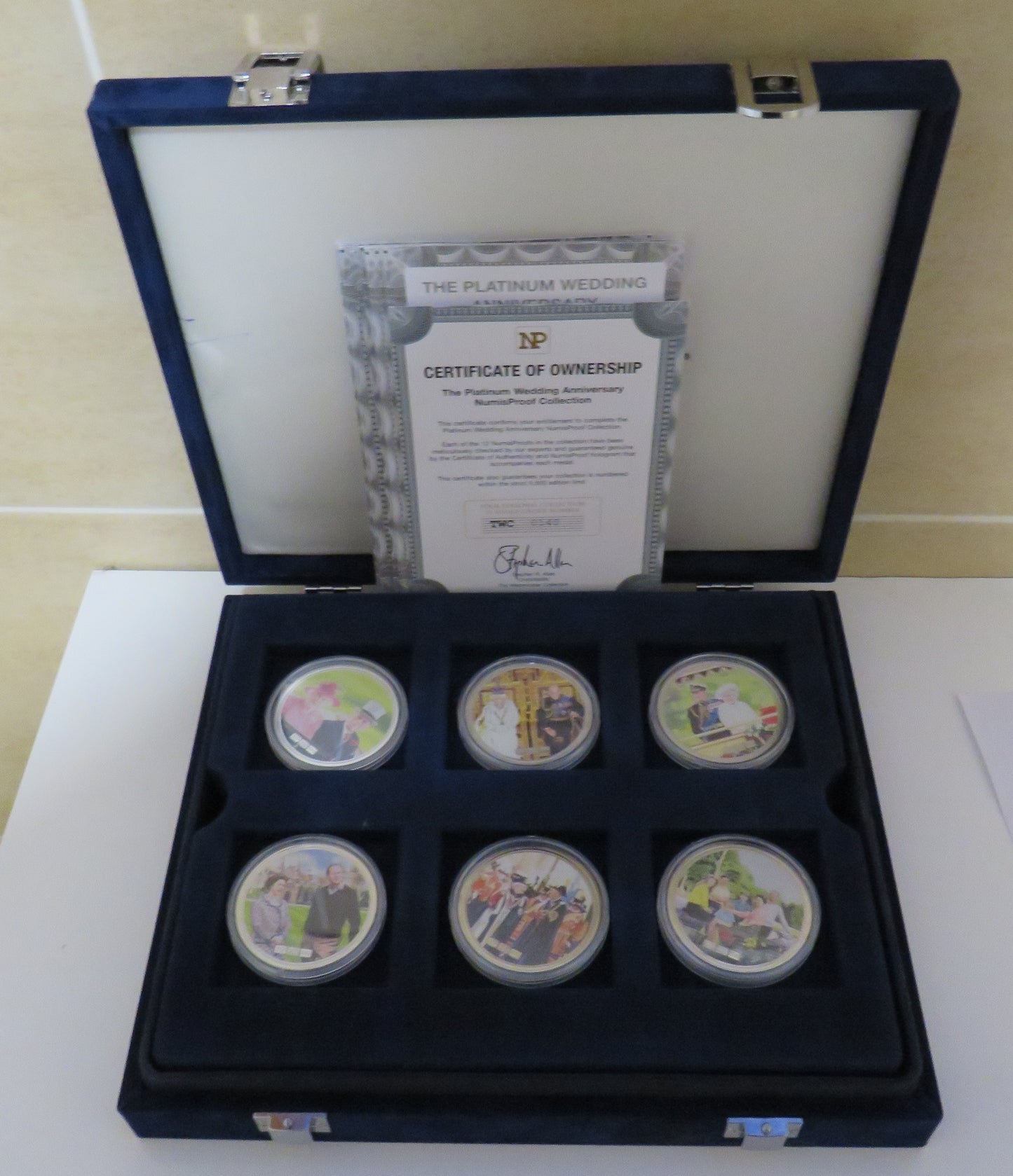 The Platinum Wedding Anniversary Numis Proof Collection 13 Coins