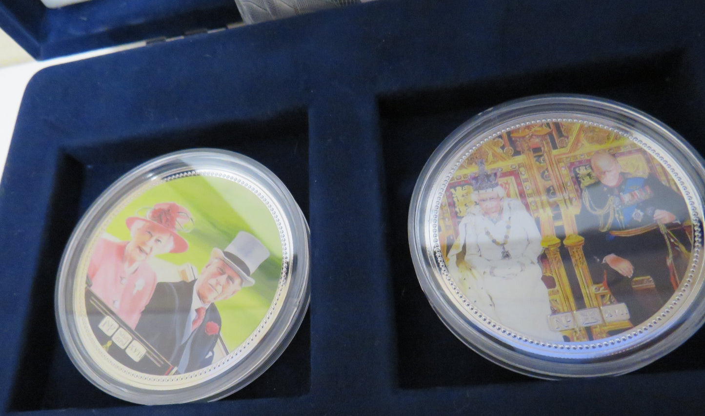 The Platinum Wedding Anniversary Numis Proof Collection 13 Coins
