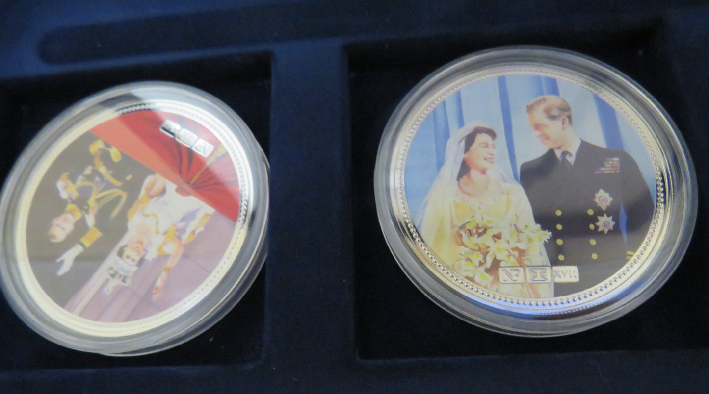 The Platinum Wedding Anniversary Numis Proof Collection 13 Coins