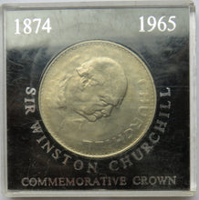 Load image into Gallery viewer, 1874-1965 Winston Churchill Commemorative Crown Cased Coin
