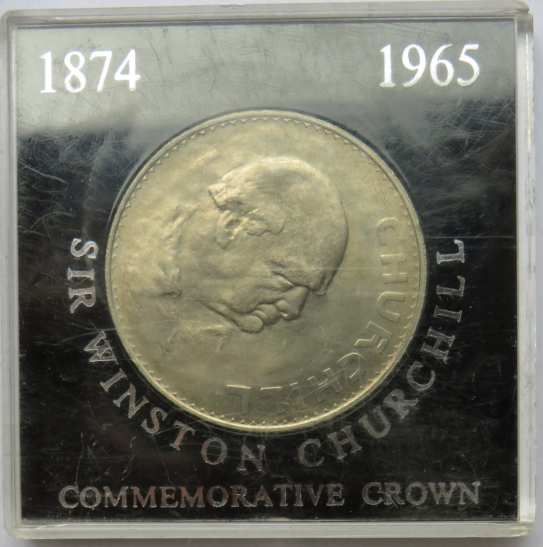 1874-1965 Winston Churchill Commemorative Crown Cased Coin
