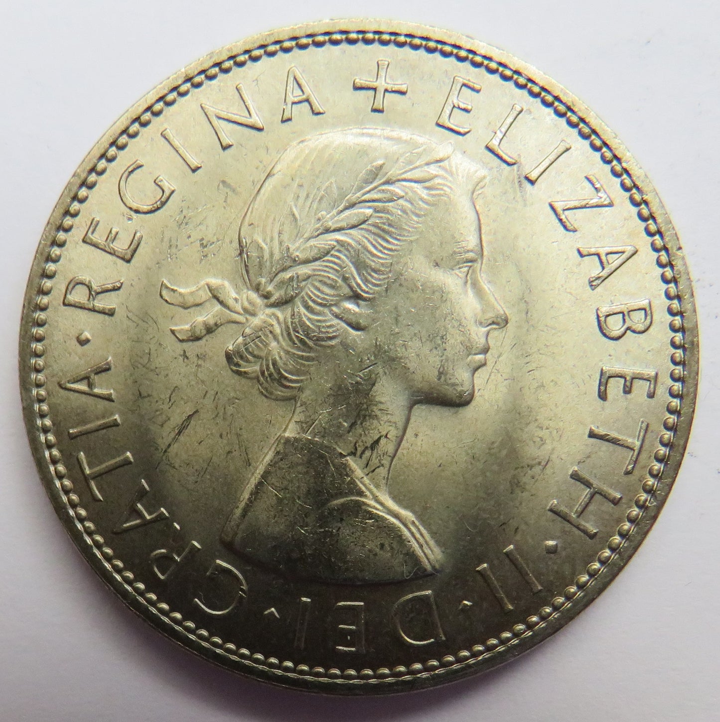 1967 Queen Elizabeth II Halfcrown Coin In High Grade