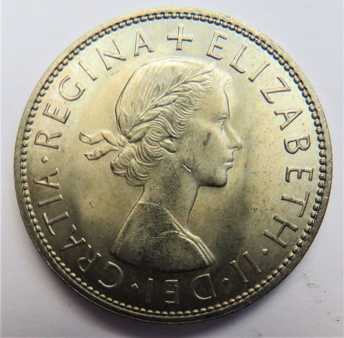 1967 Queen Elizabeth II Halfcrown Coin In High Grade
