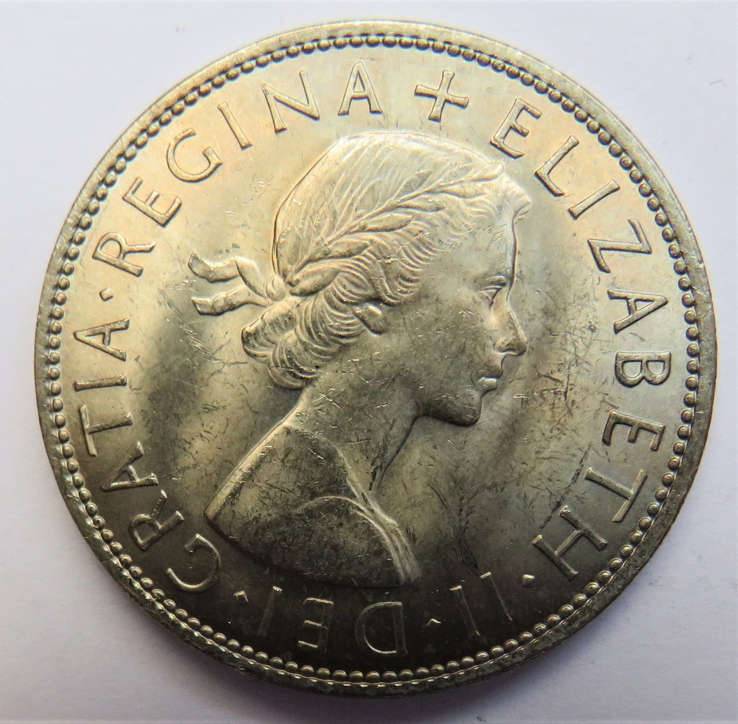 1967 Queen Elizabeth II Halfcrown Coin In High Grade