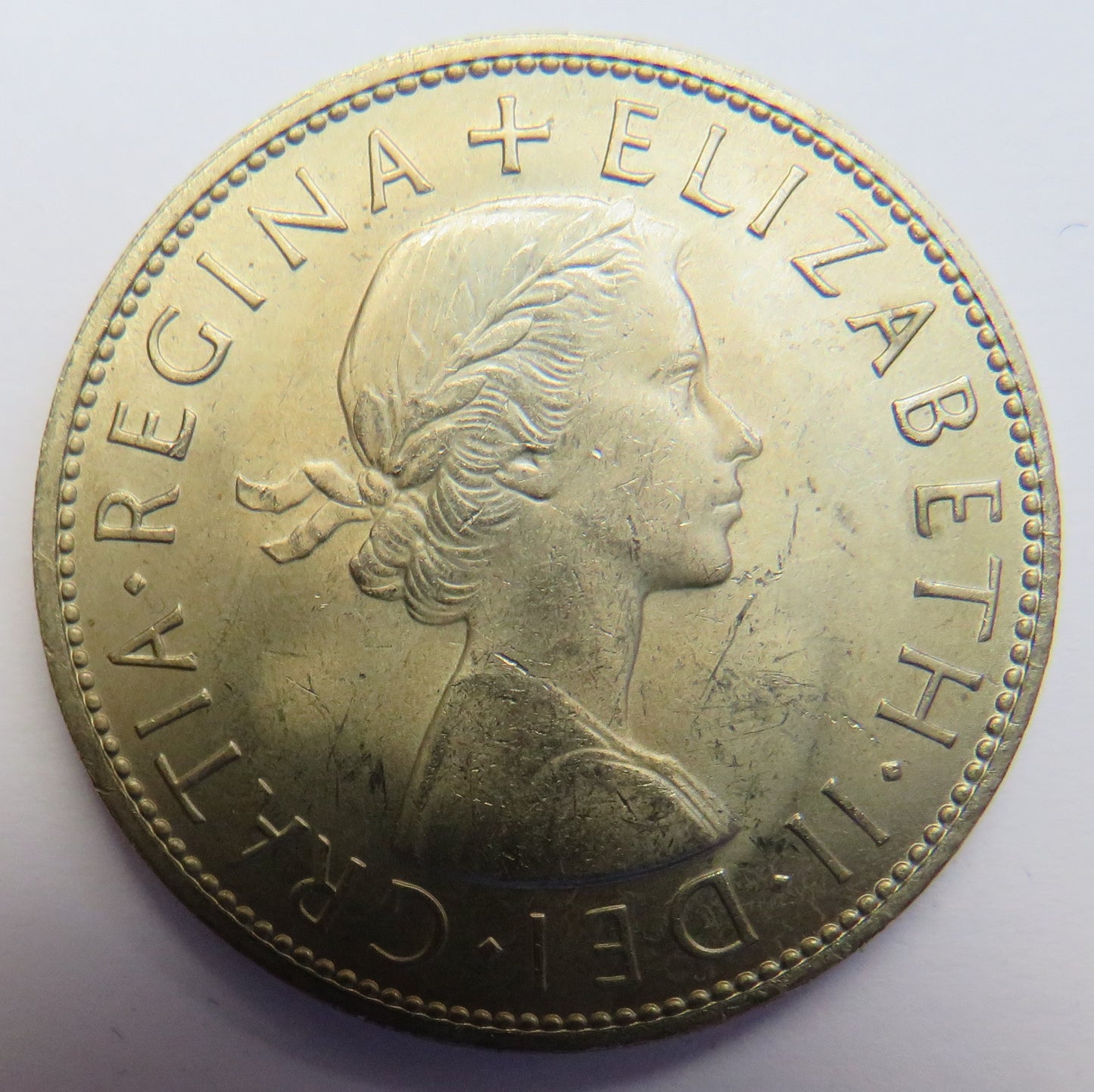 1967 Queen Elizabeth II Halfcrown Coin In High Grade
