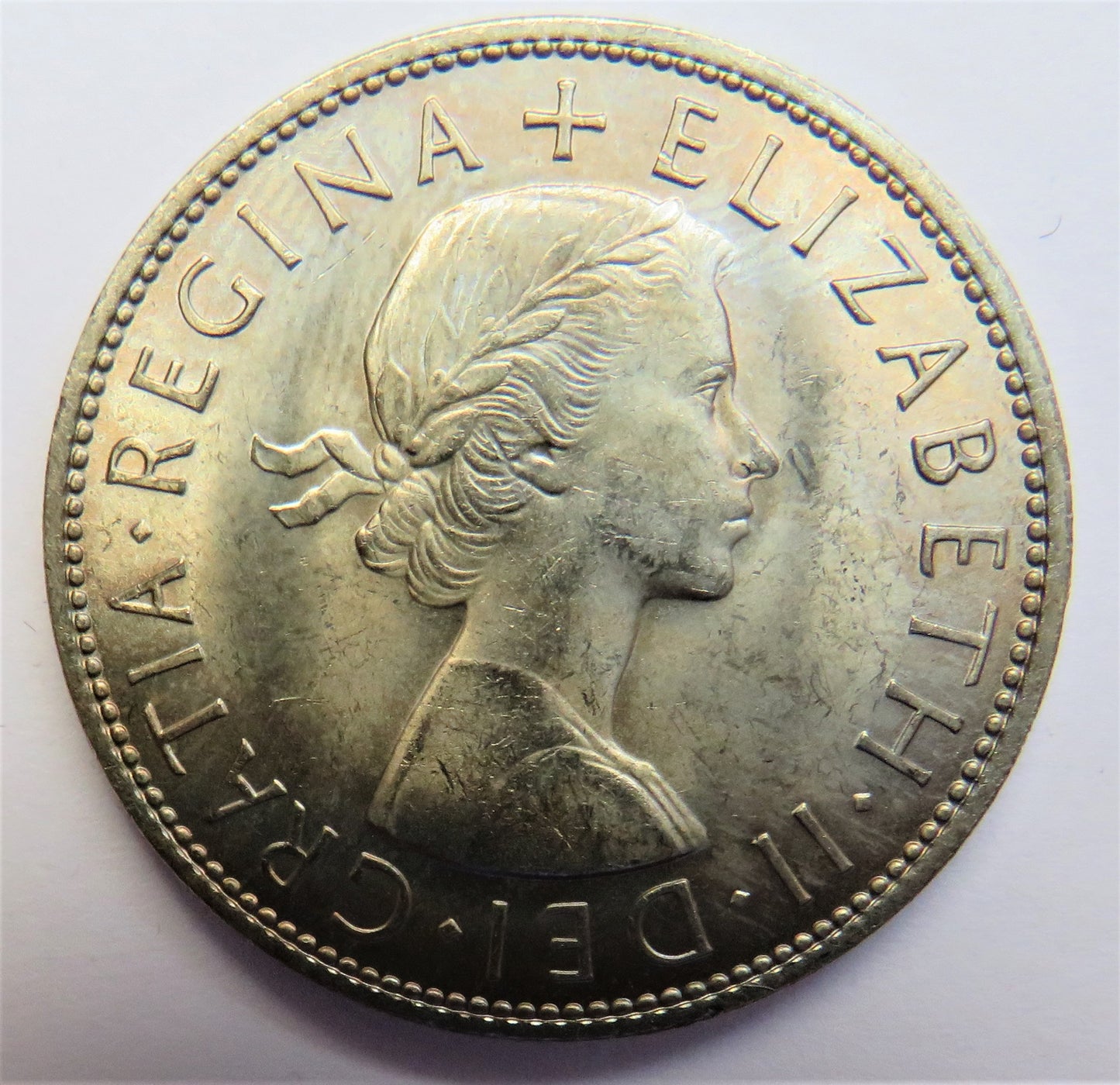 1967 Queen Elizabeth II Halfcrown Coin In High Grade