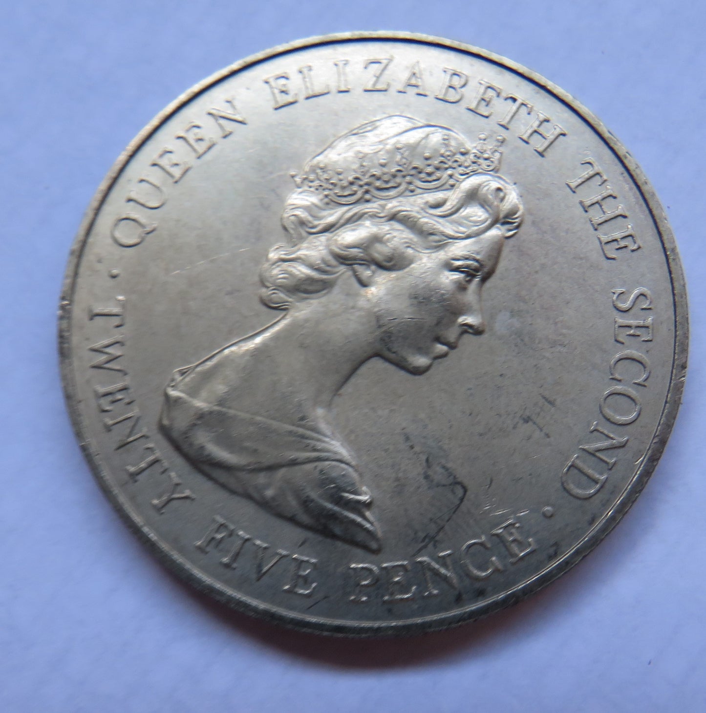 1978 Queen Elizabeth II Bailiwick Of Guernsey Crown Coin - Royal Visit