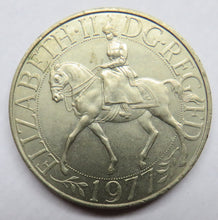 Load image into Gallery viewer, 1977 Queen Elizabeth II Silver Jubilee Commemorative Crown Coin
