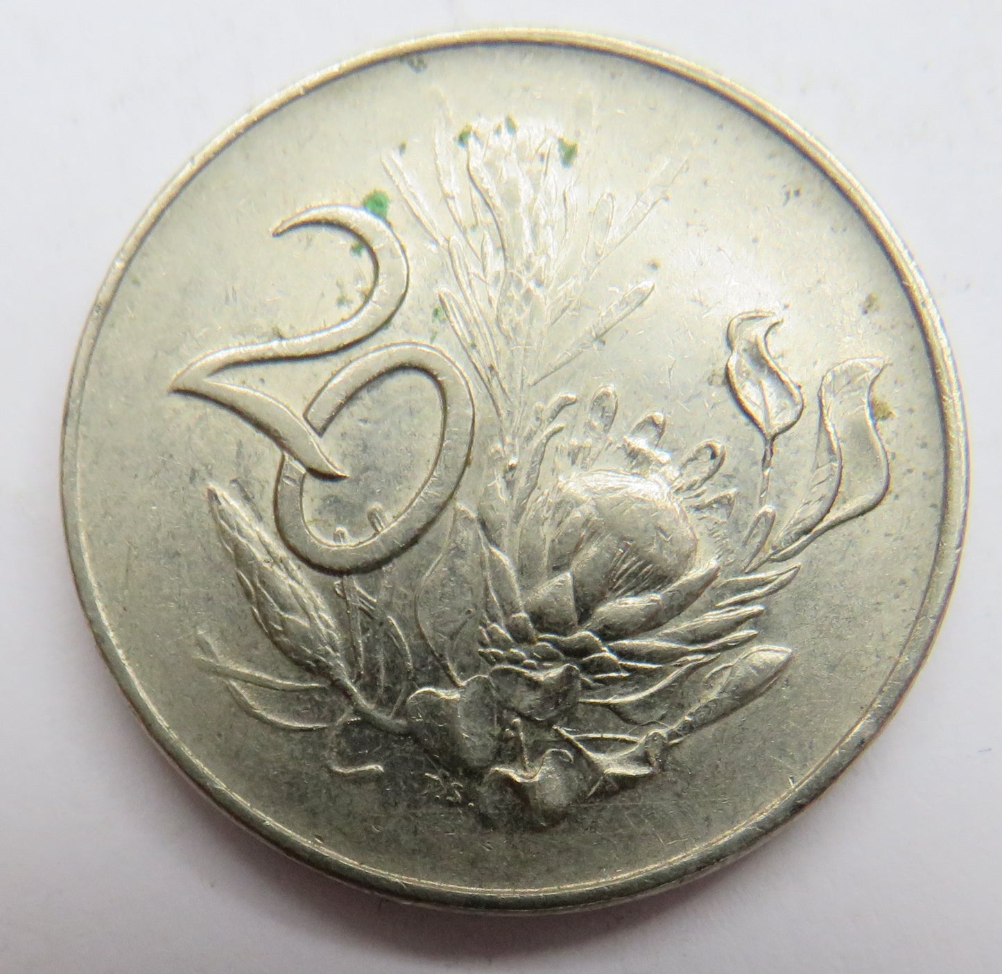 1965 South Africa 20 Cents Coin