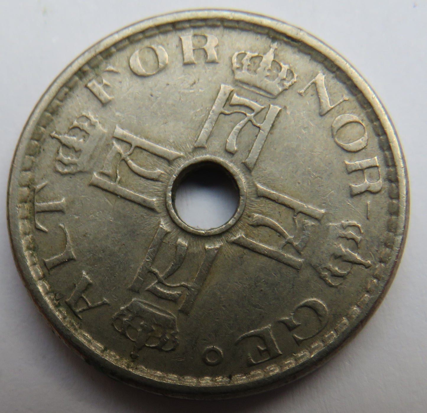 1948 Norway 50 Ore Coin