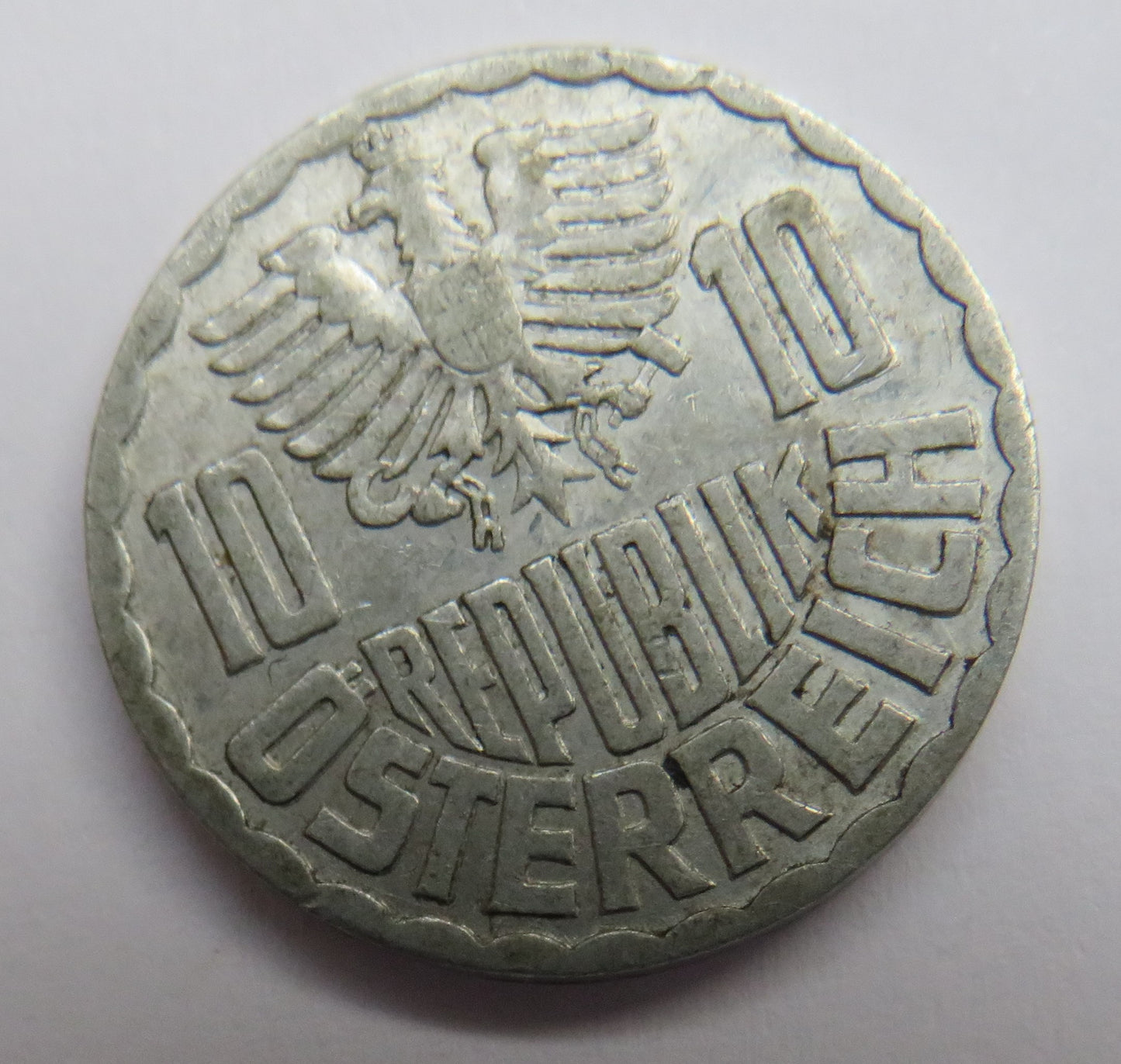 1959 Austria 10 Groschen Coin