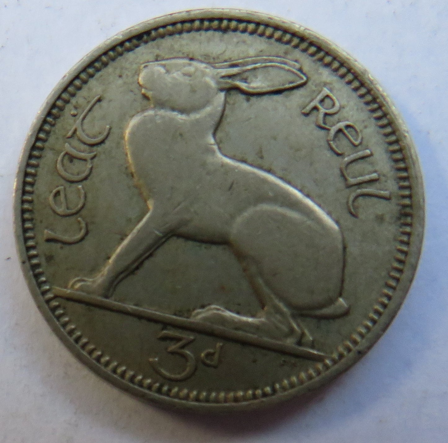 1942 Ireland Eire Threepence Coin