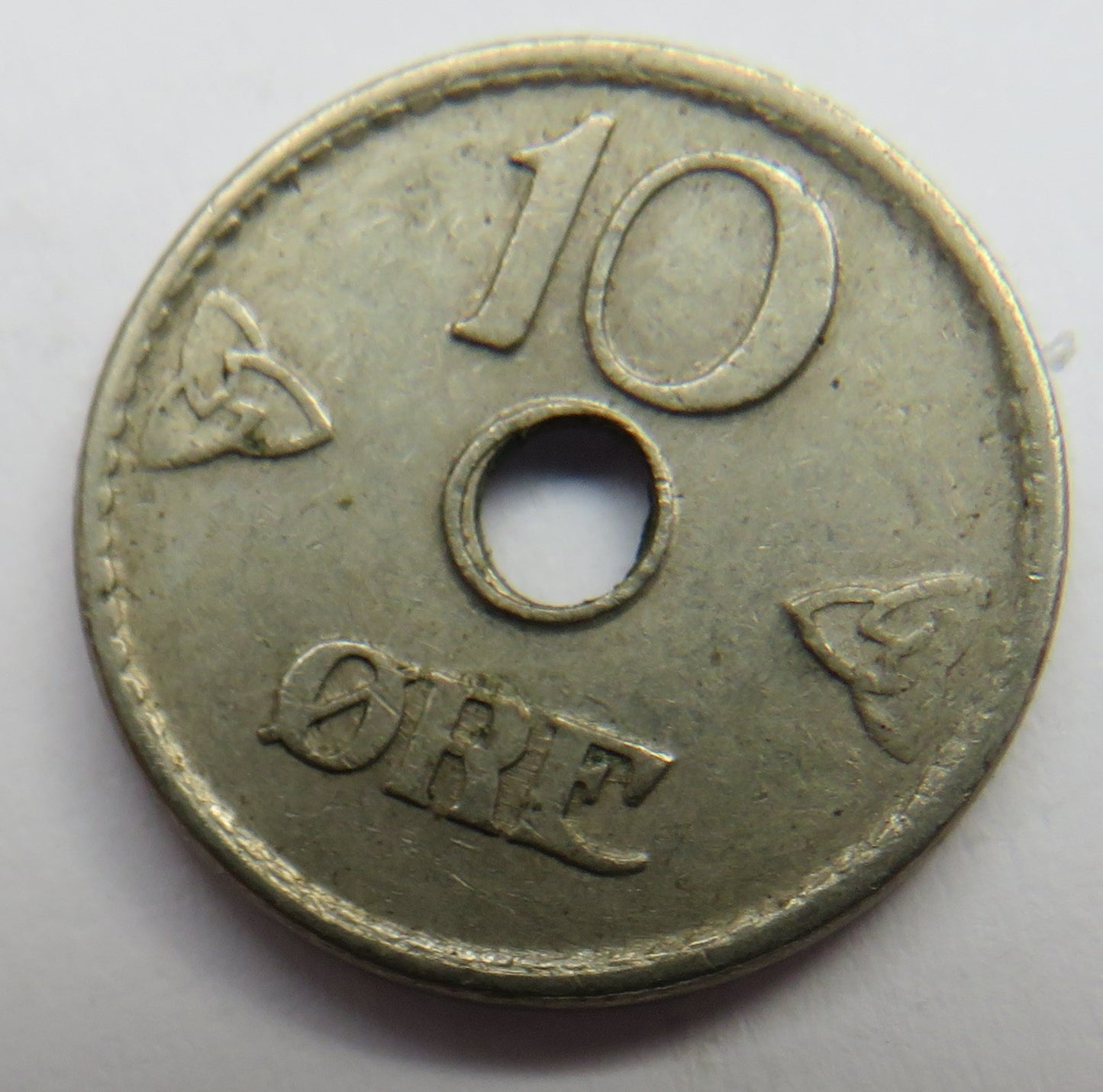1949 Norway 10 Ore Coin