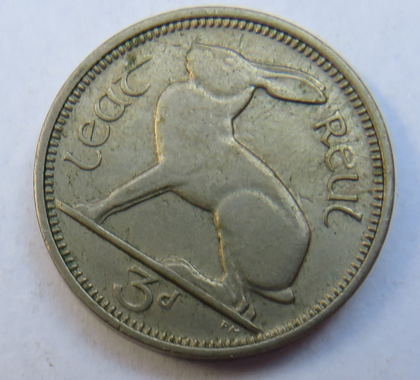 1968 Ireland Eire Threepence Coin