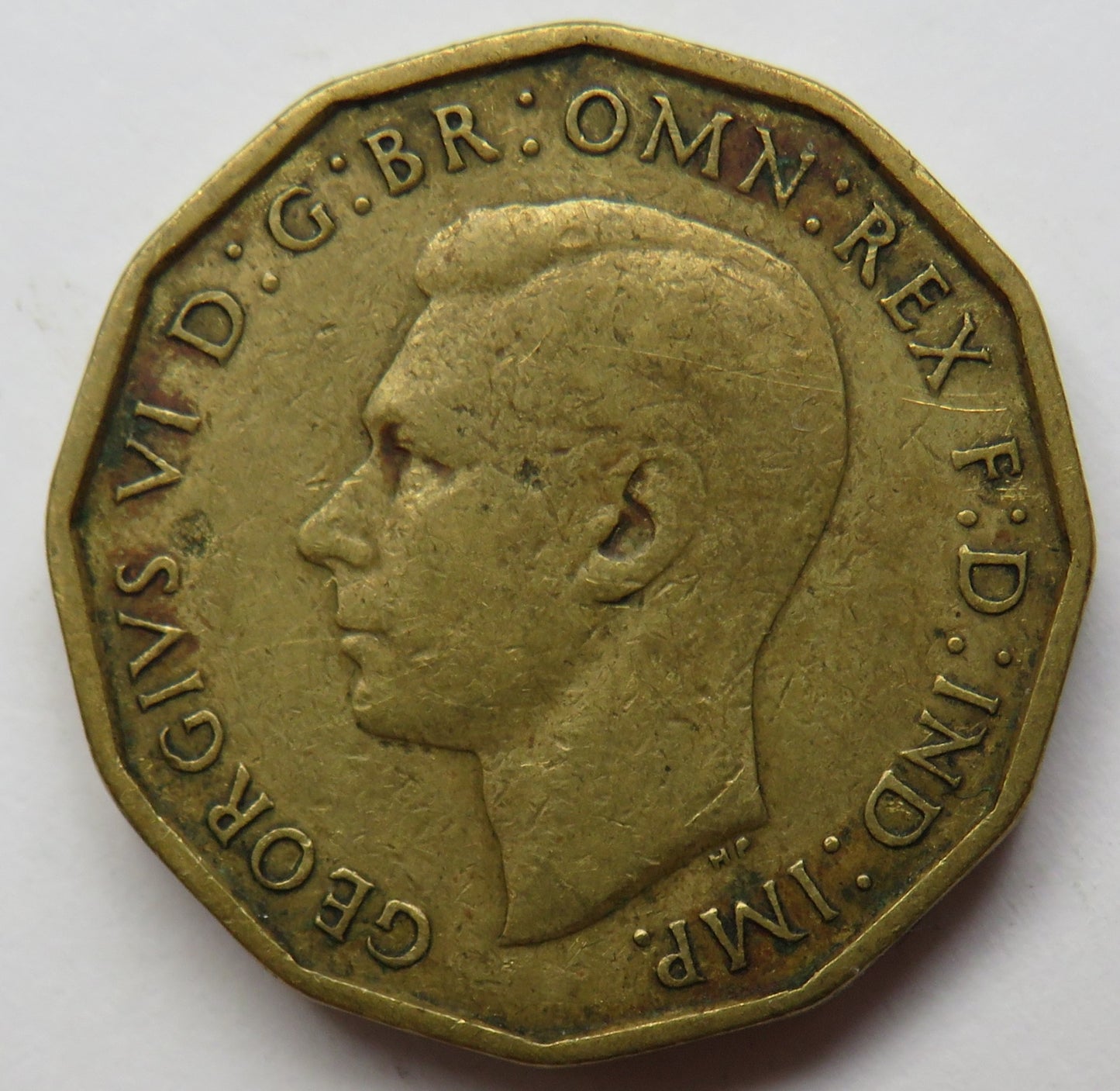 1946 King George VI Threepence Coin - Scarce Date