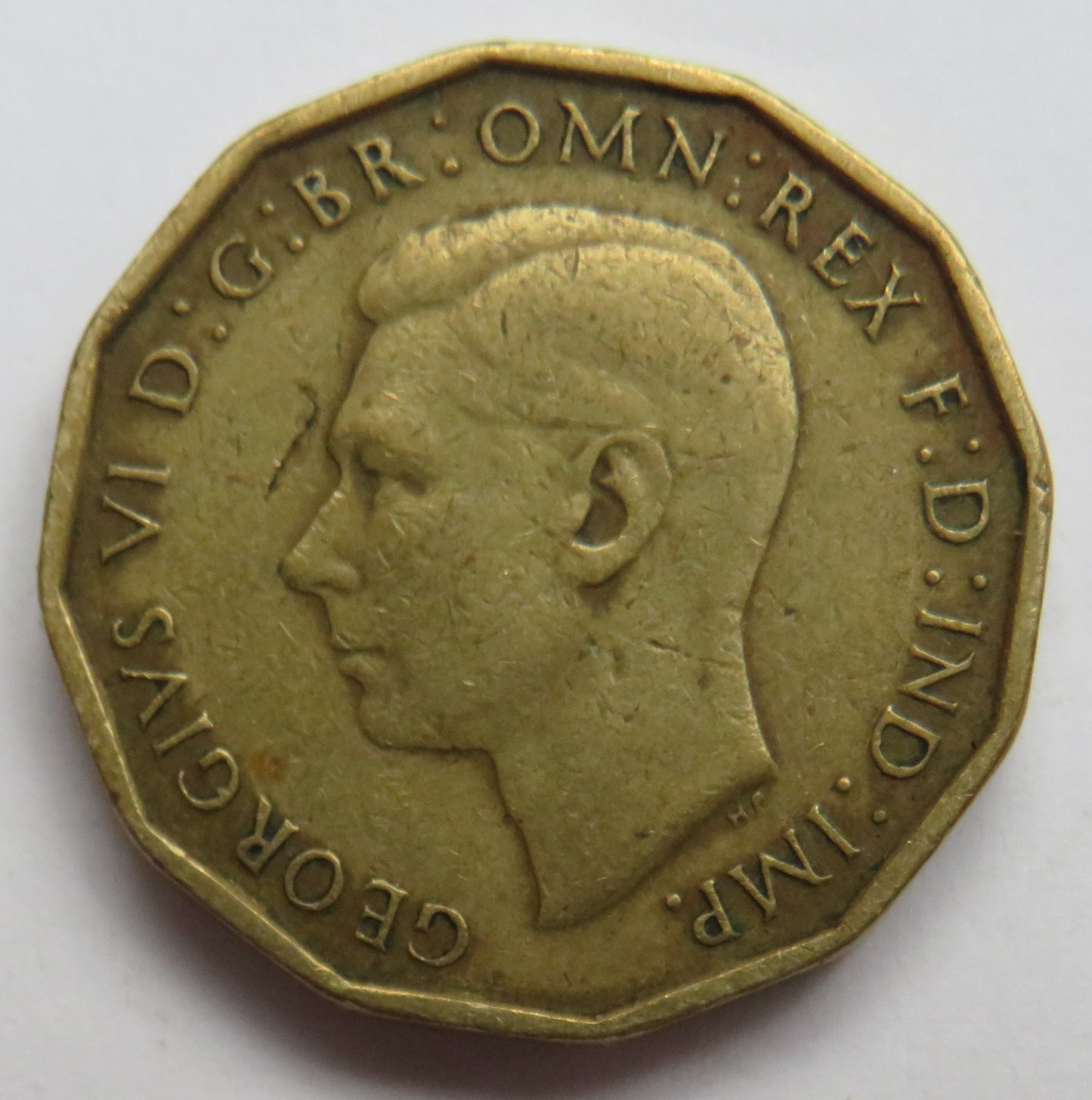 1946 King George VI Threepence Coin - Scarce Date