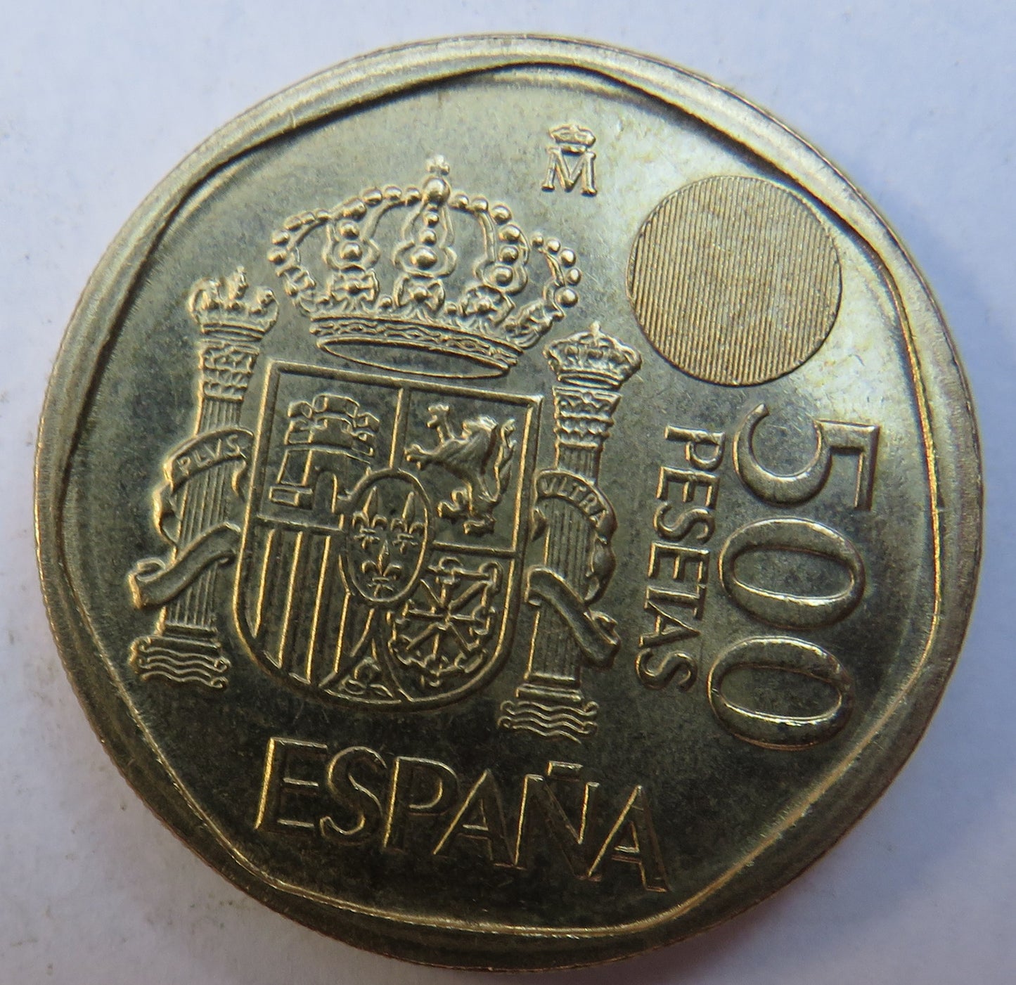 2001 Spain 500 Pesetas Coin