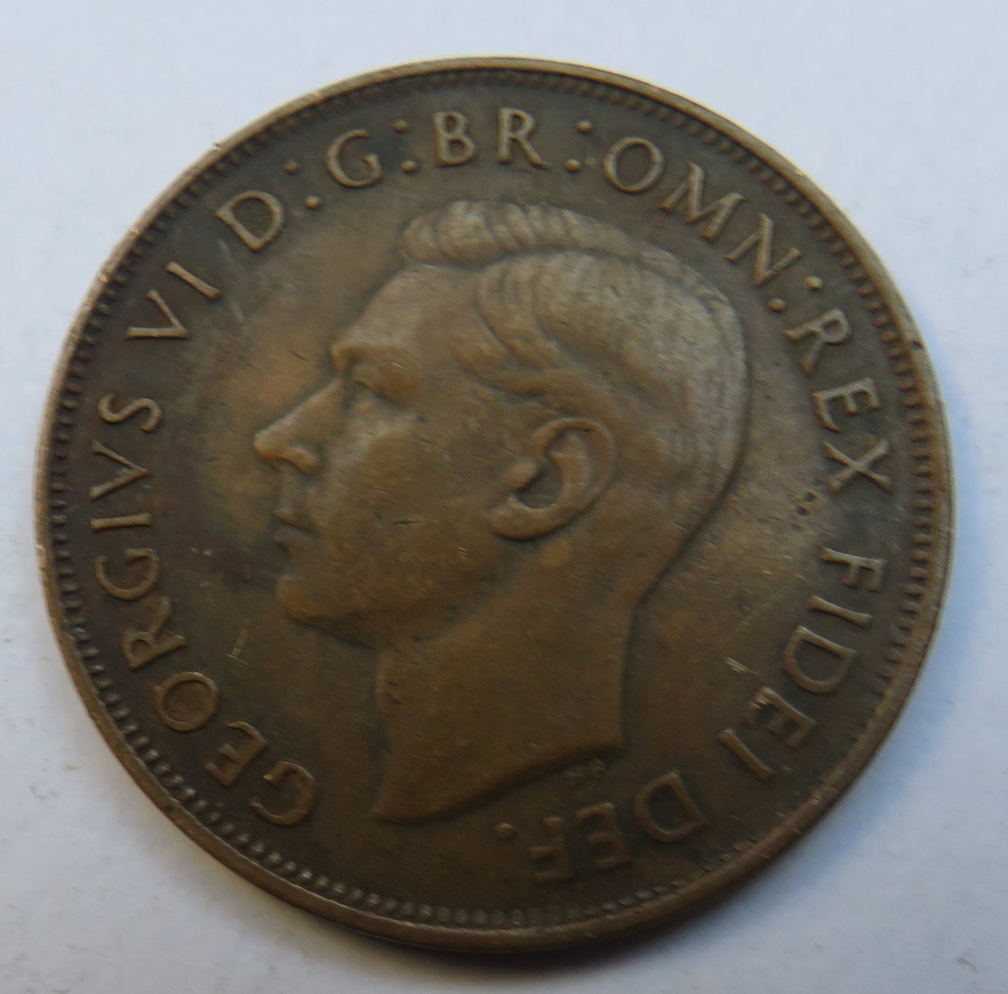 1950 King George VI Australia One Penny Coin