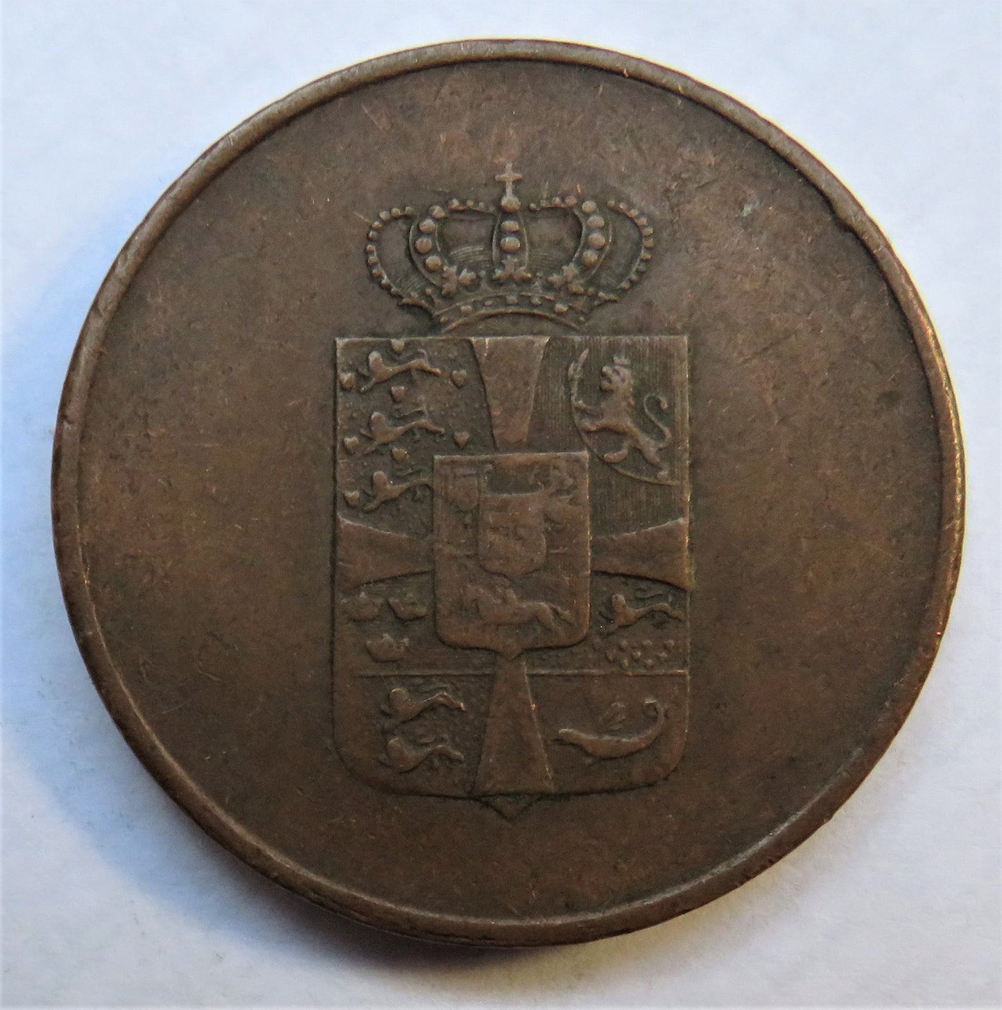 1814 Denmark 16 Skilling Coin