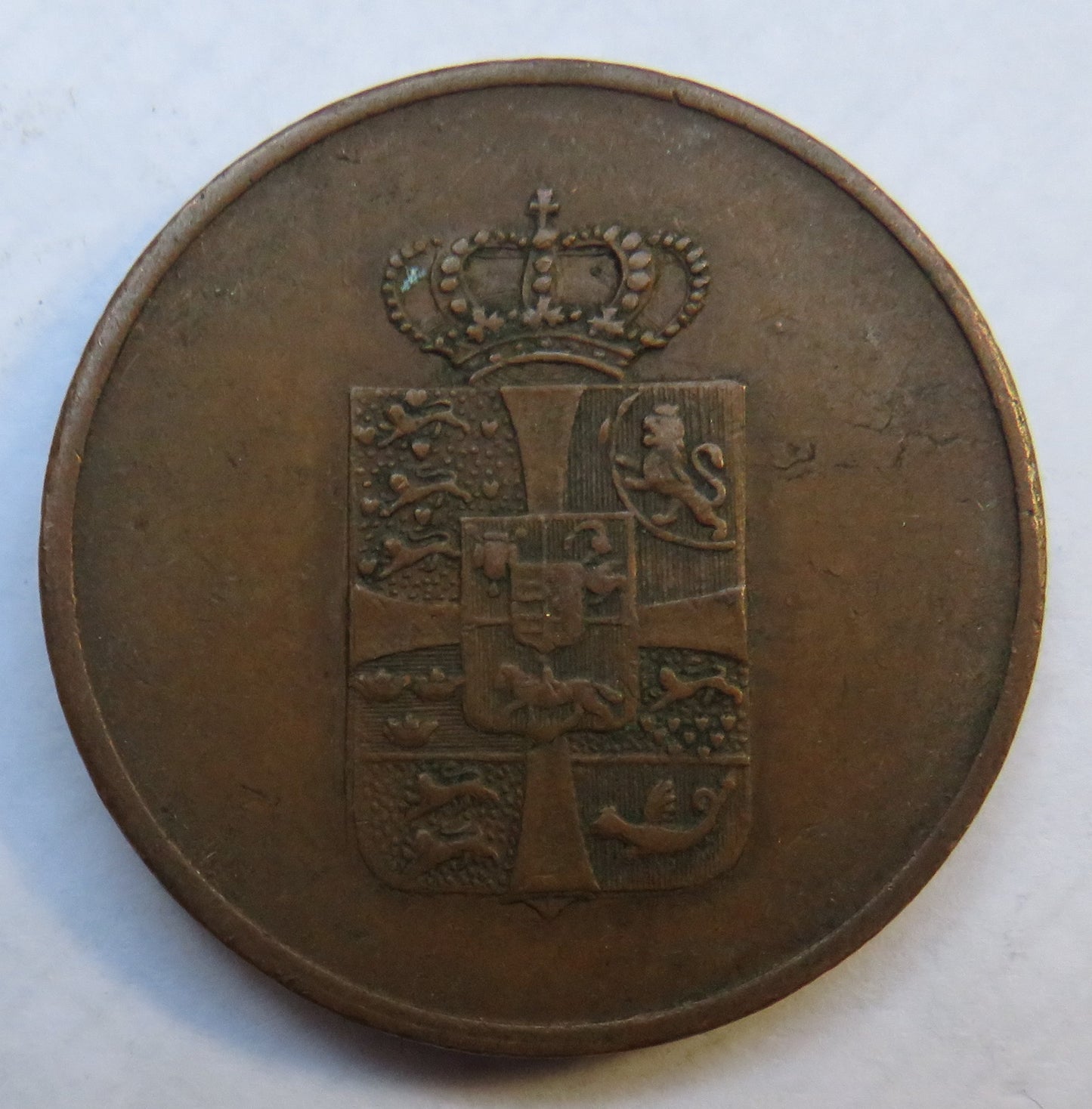 1814 Denmark 16 Skilling Coin