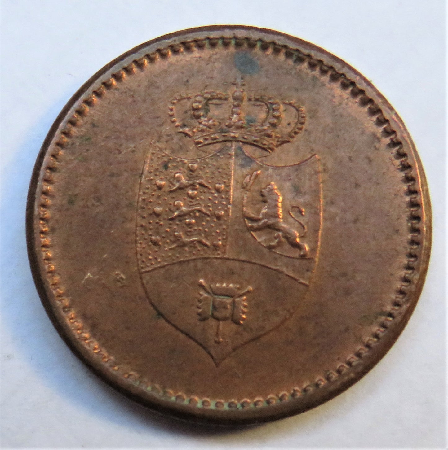 1813 Denmark 12 Skilling Coin In Better Grade