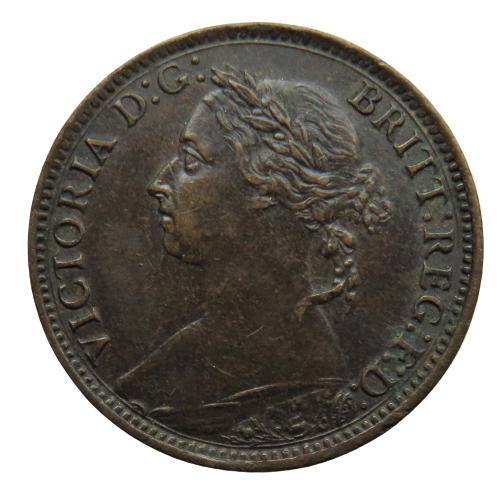 Farthing Value Guide featured image, placeholder using 1891 Victoria farthing product photo
