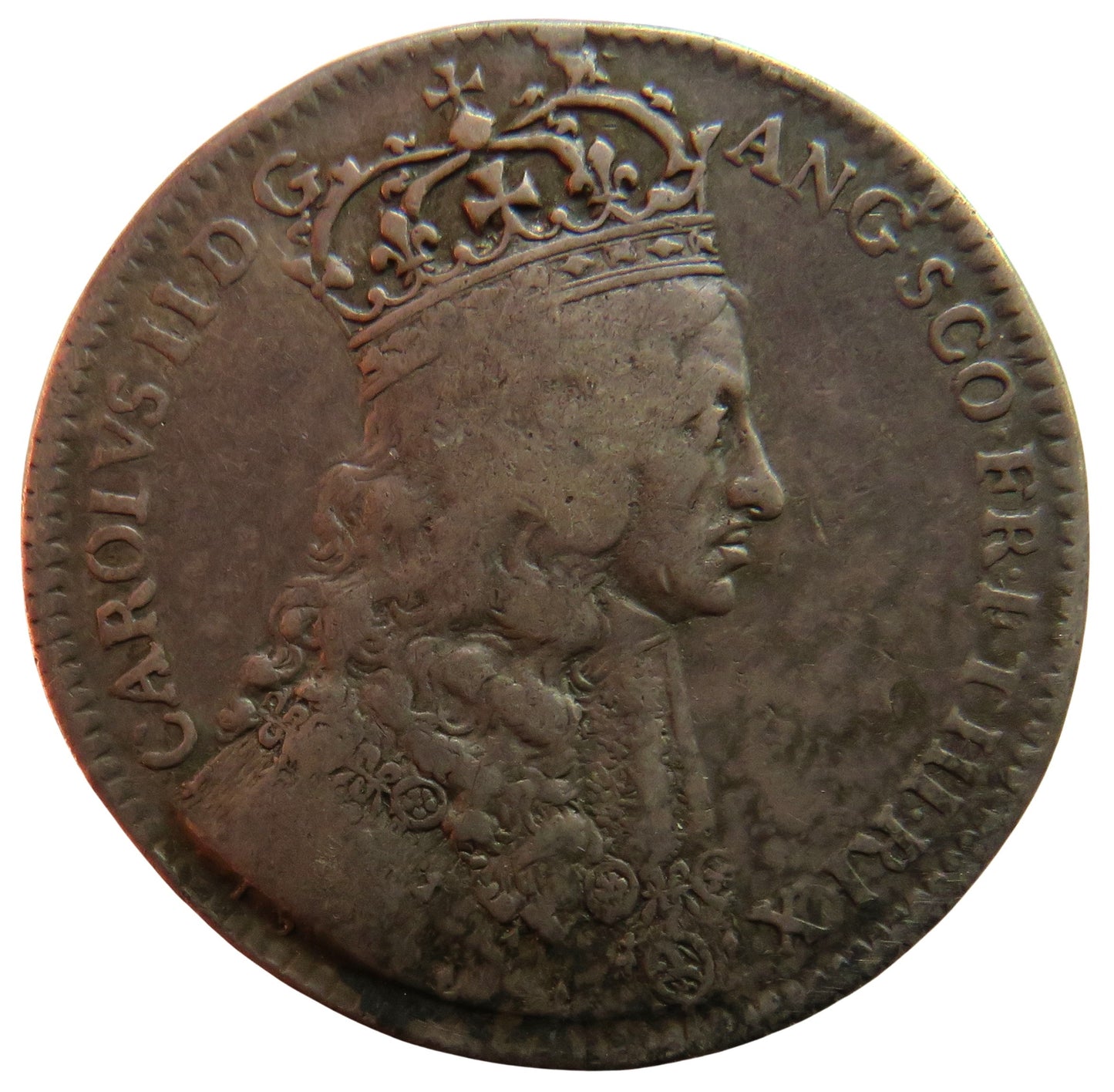 1661 Charles II Coronation Silver Medal Scarce