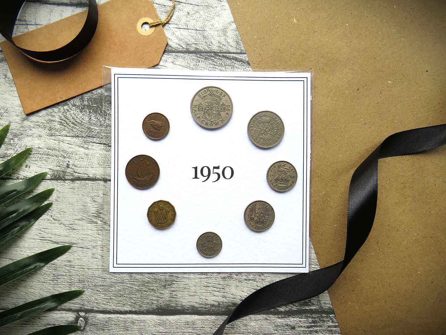 1950 Mounted Presentation Gift Coin Set