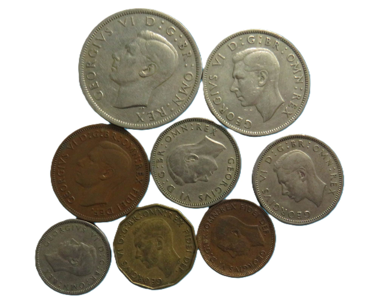 1950 Great Britain Coin Year Set